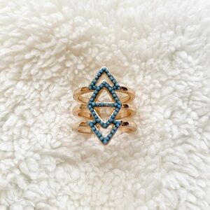 Gold tribal design ring🌟